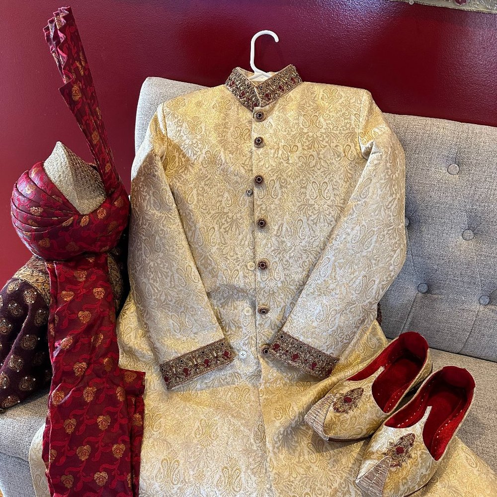 Wedding Sherwani Set (Pakistani)